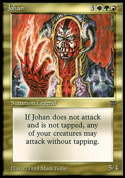 1994 Magic the Gathering Legends #NNO Johan Front