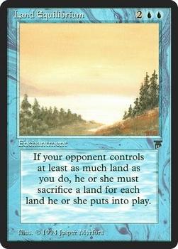1994 Magic the Gathering Legends #NNO Land Equilibrium Front