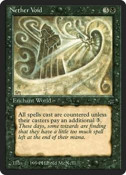 1994 Magic the Gathering Legends #NNO Nether Void Front