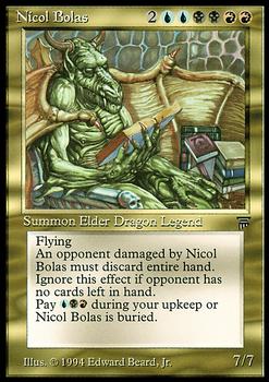 1994 Magic the Gathering Legends #NNO Nicol Bolas Front