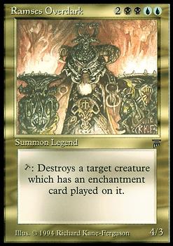 1994 Magic the Gathering Legends #NNO Ramses Overdark Front