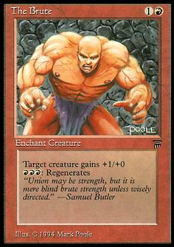1994 Magic the Gathering Legends #NNO The Brute Front