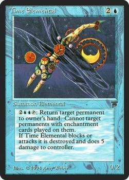 1994 Magic the Gathering Legends #NNO Time Elemental Front