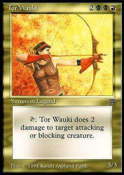 1994 Magic the Gathering Legends #NNO Tor Wauki Front