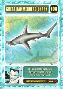 2003 Genio Marvel #108 Great Hammerhead Shark Front
