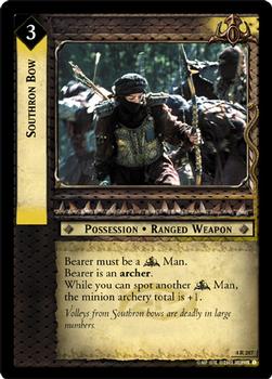 2002 Decipher Lord of the Rings CCG: The Two Towers #4R247 Southron Bow Front