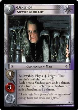 2003 Decipher Lord of the Rings The Return of the King #7R85 Denethor, Steward of the City Front