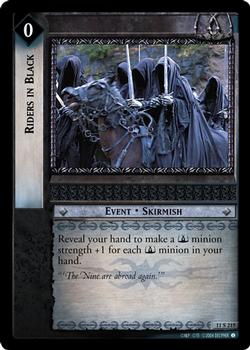 2004 Decipher Lord of the Rings Shadows #11S215 Riders in Black Front