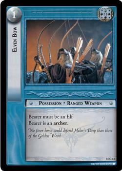 2006 Decipher Lord of the Rings CCG: The Hunters #15C13 Elven Bow Front