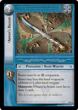 2007 Decipher Lord of the Rings CCG: Treachery and Deceit #18R5 Arwen's Dagger Front