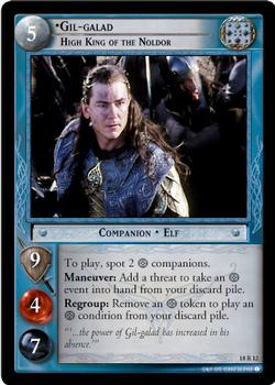 2007 Decipher Lord of the Rings CCG: Treachery and Deceit #18R12 Gil-galad, High King of the Noldor Front