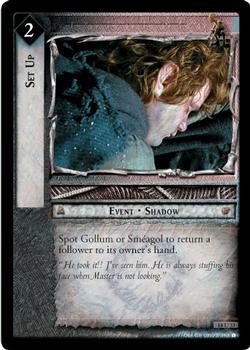 2007 Decipher Lord of the Rings CCG: Treachery and Deceit #18U33 Set Up Front