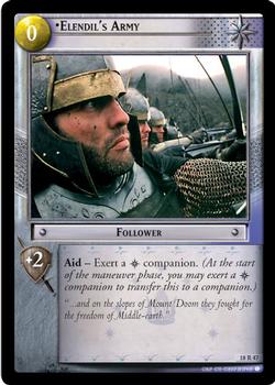 2007 Decipher Lord of the Rings CCG: Treachery and Deceit #18R47 Elendil's Army Front