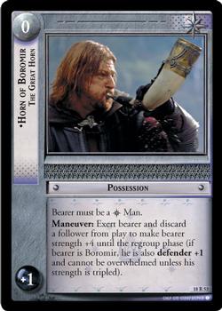 2007 Decipher Lord of the Rings CCG: Treachery and Deceit #18R53 Horn of Boromir, The Great Horn Front