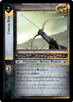 2007 Decipher Lord of the Rings CCG: Treachery and Deceit #18U61 Corsair Bow Front
