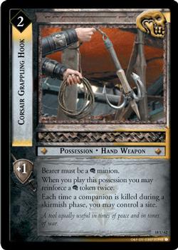 2007 Decipher Lord of the Rings CCG: Treachery and Deceit #18U62 Corsair Grappling Hook Front