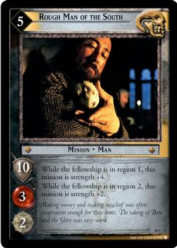 2007 Decipher Lord of the Rings CCG: Treachery and Deceit #18C73 Rough Man of the South Front