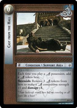 2007 Decipher Lord of the Rings CCG: Treachery and Deceit #18C94 Cast From the Hall Front
