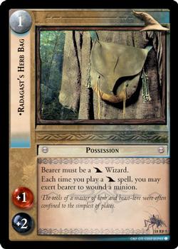 2007 Decipher Lord of the Rings CCG: Treachery and Deceit #18RF5 Radagast's Herb Bag (F) Front