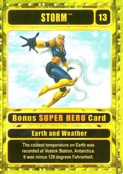 2003 Genio Marvel - Bonus Super Hero Gold Border #13 Storm Front