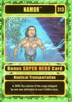 2003 Genio Marvel - Bonus Super Hero Gold Border #313 Namor Front