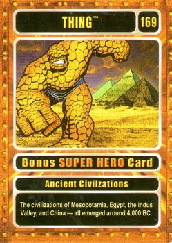 2003 Genio Marvel - Bonus Super Hero Silver Border #169 Thing Front