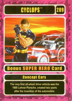2003 Genio Marvel - Bonus Super Hero Silver Border #289 Cyclops Front