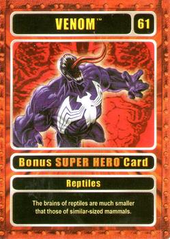 2003 Genio Marvel - Bonus Super Hero Silver Border #61 Venom Front