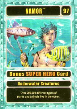 2003 Genio Marvel - Bonus Super Hero Silver Border #97 Namor Front
