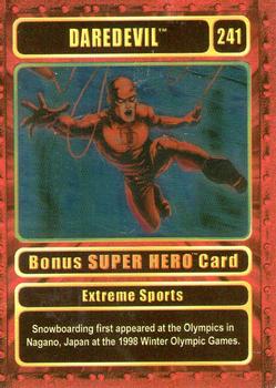 2003 Genio Marvel - Bonus Foil Super Hero Gold Border #241 Daredevil Front