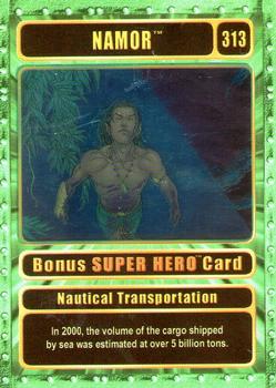 2003 Genio Marvel - Bonus Foil Super Hero Gold Border #313 Namor Front
