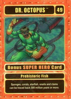 2003 Genio Marvel - Bonus Foil Super Hero Gold Border #49 Dr. Octopus Front