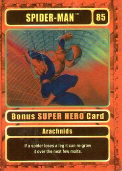 2003 Genio Marvel - Bonus Foil Super Hero Gold Border #85 Spider-Man Front