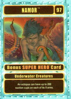 2003 Genio Marvel - Bonus Foil Super Hero Gold Border #97 Namor Front