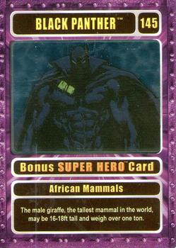 2003 Genio Marvel - Bonus Foil Super Hero Silver Border #145 Black Panther Front