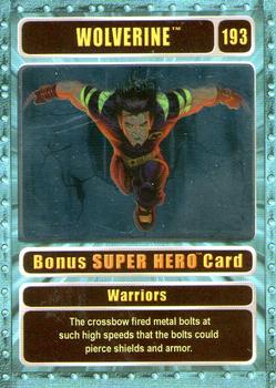 2003 Genio Marvel - Bonus Foil Super Hero Silver Border #193 Wolverine Front