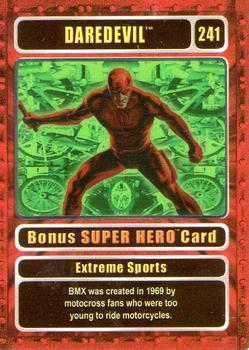 2003 Genio Marvel - Bonus Foil Super Hero Silver Border #241 Daredevil Front