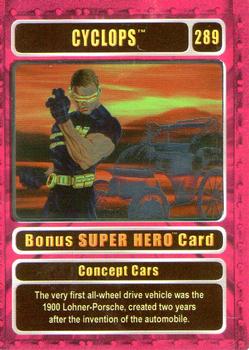 2003 Genio Marvel - Bonus Foil Super Hero Silver Border #289 Cyclops Front