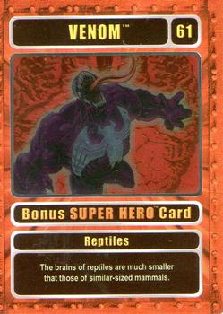2003 Genio Marvel - Bonus Foil Super Hero Silver Border #61 Venom Front