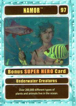 2003 Genio Marvel - Bonus Foil Super Hero Silver Border #97 Namor Front
