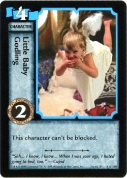 1998 Xena: Warrior Princess TCG Series I #16 Little Baby Godling Front