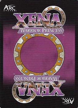 1998 Xena: Warrior Princess TCG Series I #28 Enforced Peace Back