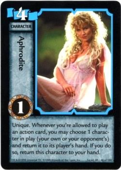 1998 Xena: Warrior Princess TCG Series I #46 Aphrodite Front