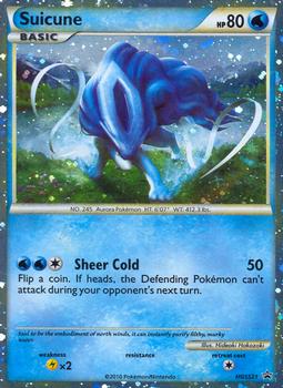 2010 Pokemon HGSS Black Star Promos #HGSS21 Suicune Front