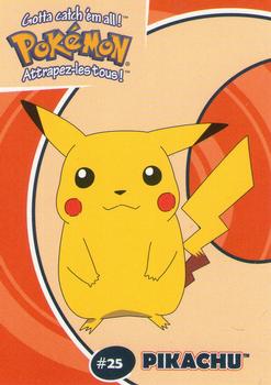 2000 Danone Pokemon Stadium #3/40 Pikachu Front