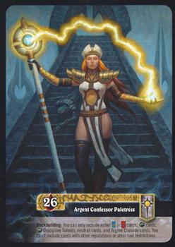 2010 Cryptozoic World of Warcraft Icecrown #2 Argent Confessor Paletress Back
