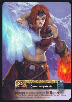 2010 Cryptozoic World of Warcraft Icecrown #8 Queen Angerboda Back