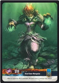 2011 Cryptozoic World of Warcraft Twilight of the Dragon #7 Soul-Eater Morgania Back