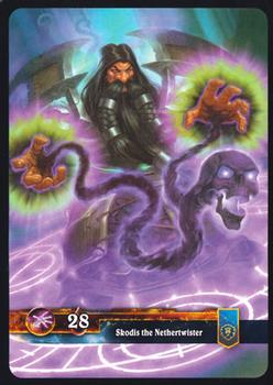 2012 Cryptozoic World of Warcraft Throne of the Tides #7 Skodis the Nethertwister Back