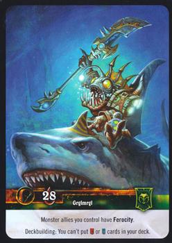 2012 Cryptozoic World of Warcraft Throne of the Tides #22 Grglmrgl Back